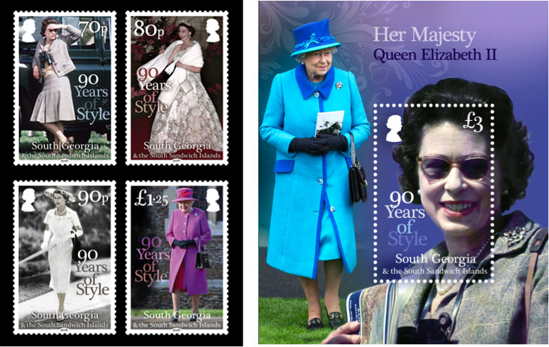 Queen 90th Birthday stamps