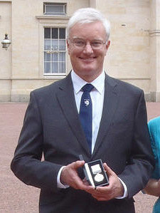 Pat after receiving Polar Medal.
